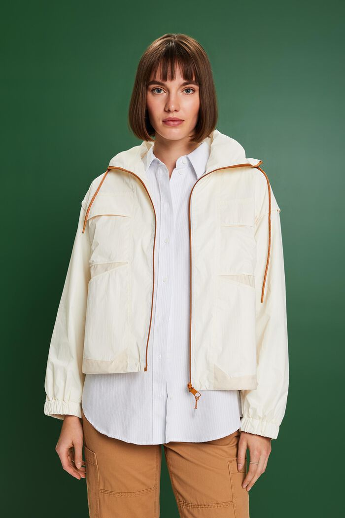 Waterafstotende jas met opstaande kraag, ICE, detail image number 0