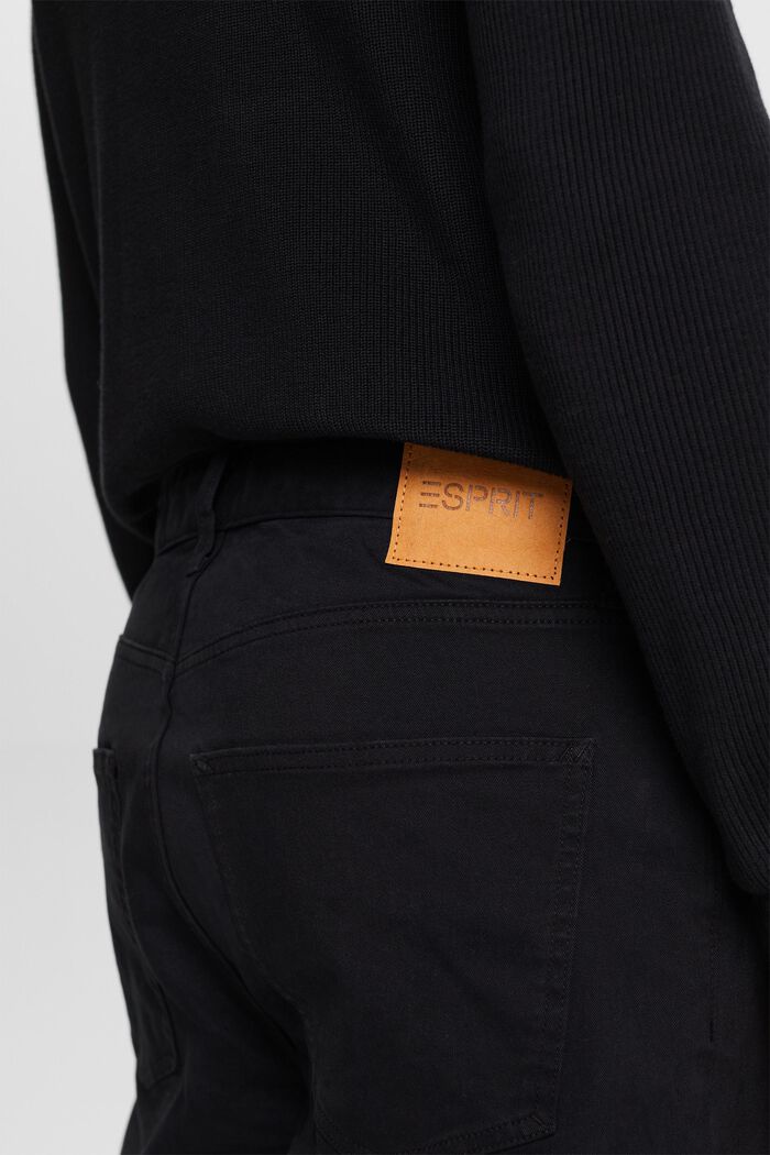 Pantalon droit classique, BLACK, detail image number 4