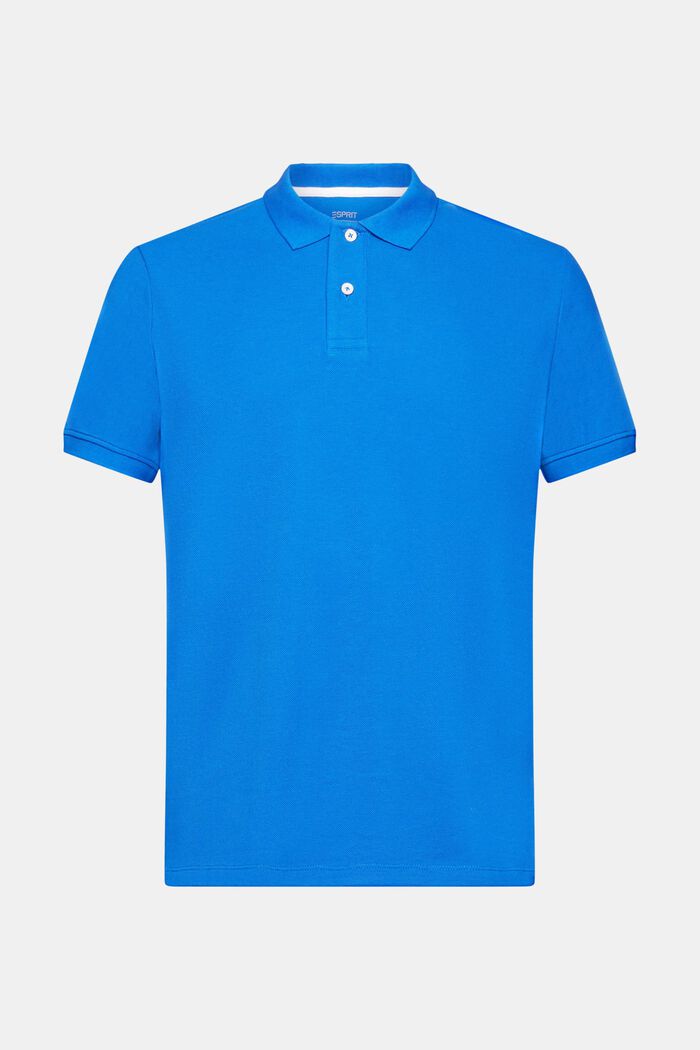 Polo coupe Slim Fit, BLUE, detail image number 6