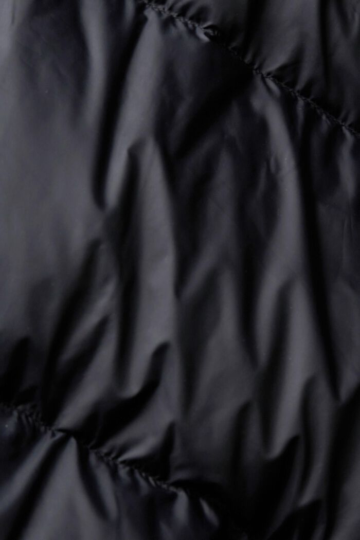Veste matelassée à garnissage en duvet recyclé, BLACK, detail image number 5