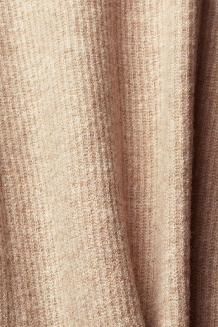 Pull en maille de laine mélangée, SAND, detail image number 1