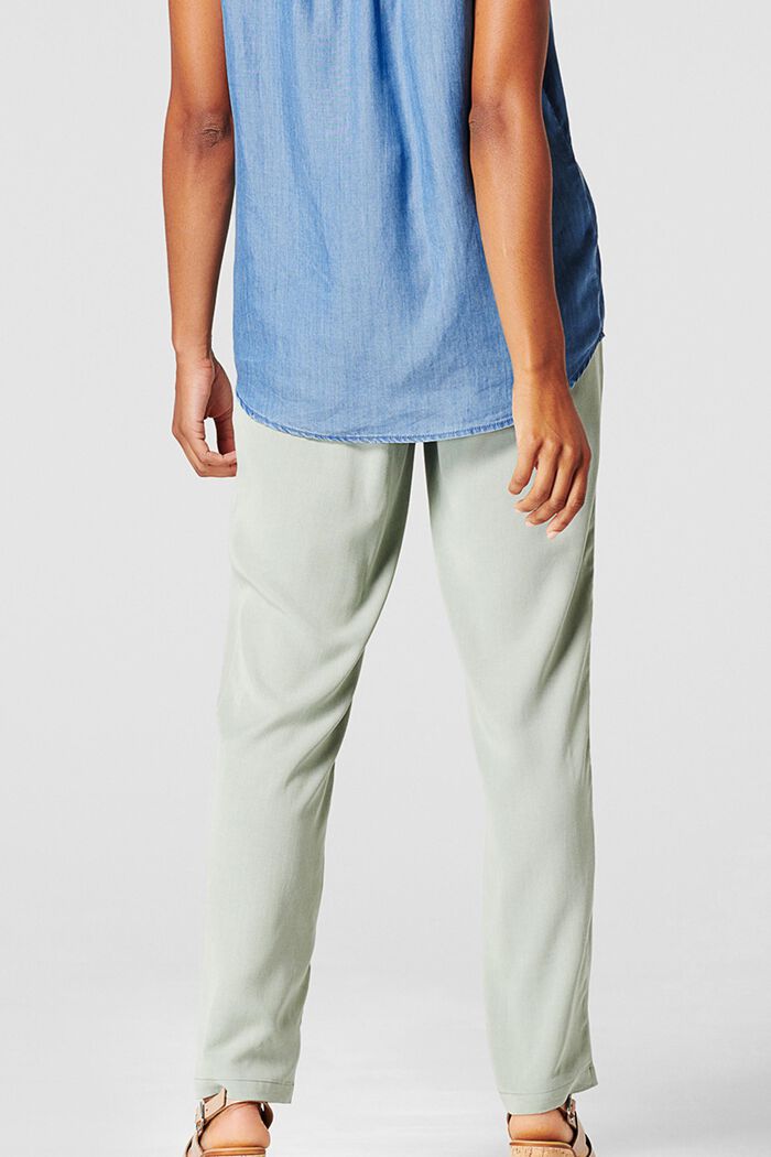 En lyocell : le pantalon à ceinture de maintien pour le ventre, GREY MOSS, detail image number 1