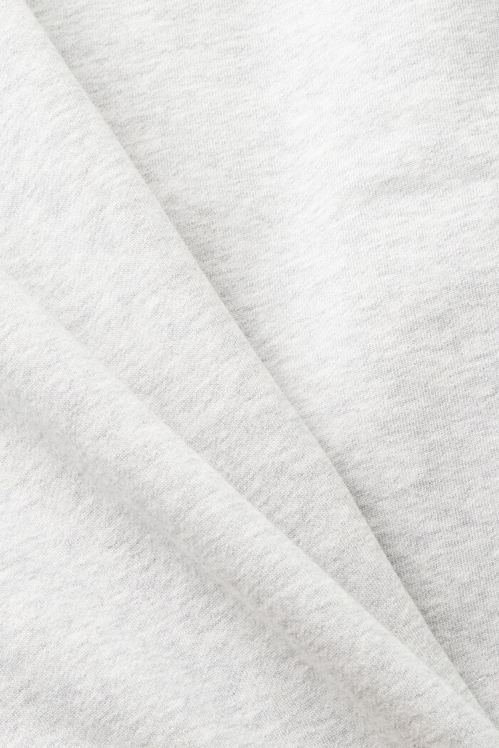 Sweatshirt met een kleine dolfijnenprint, LIGHT GREY, detail image number 5