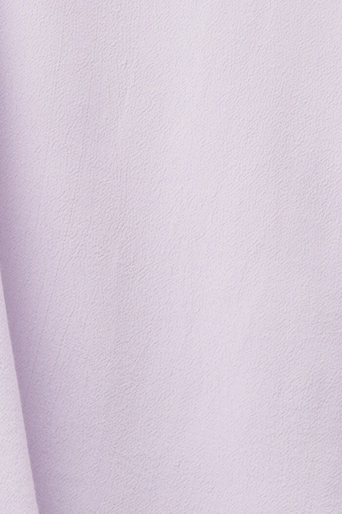 Crêpe blouse met V-hals, LAVENDER, detail image number 4