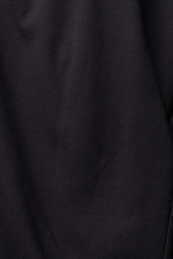 Jersey broek met wijde pijpen, BLACK, detail image number 4