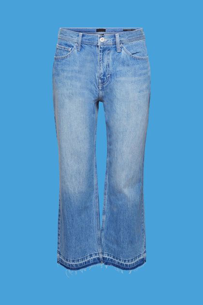 Jean droit à jambes larges, BLUE LIGHT WASHED, overview