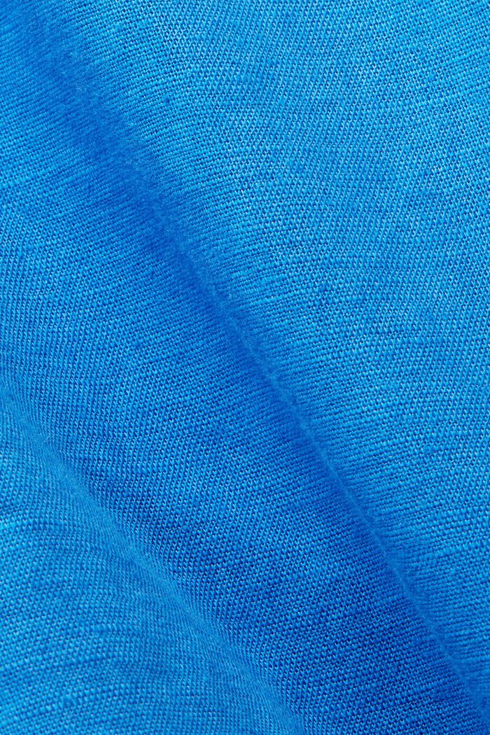 Blouse met keyholedetail, BRIGHT BLUE, detail image number 5