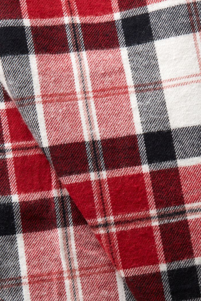 Ensemble de pyjama à carreaux en flanelle, NEW RED, detail image number 4