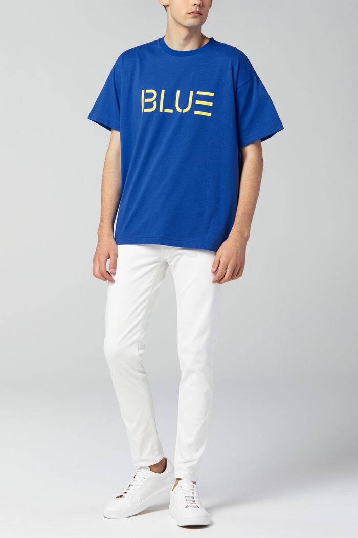 T-shirt unisexe à imprimé, BLUE, detail image number 2