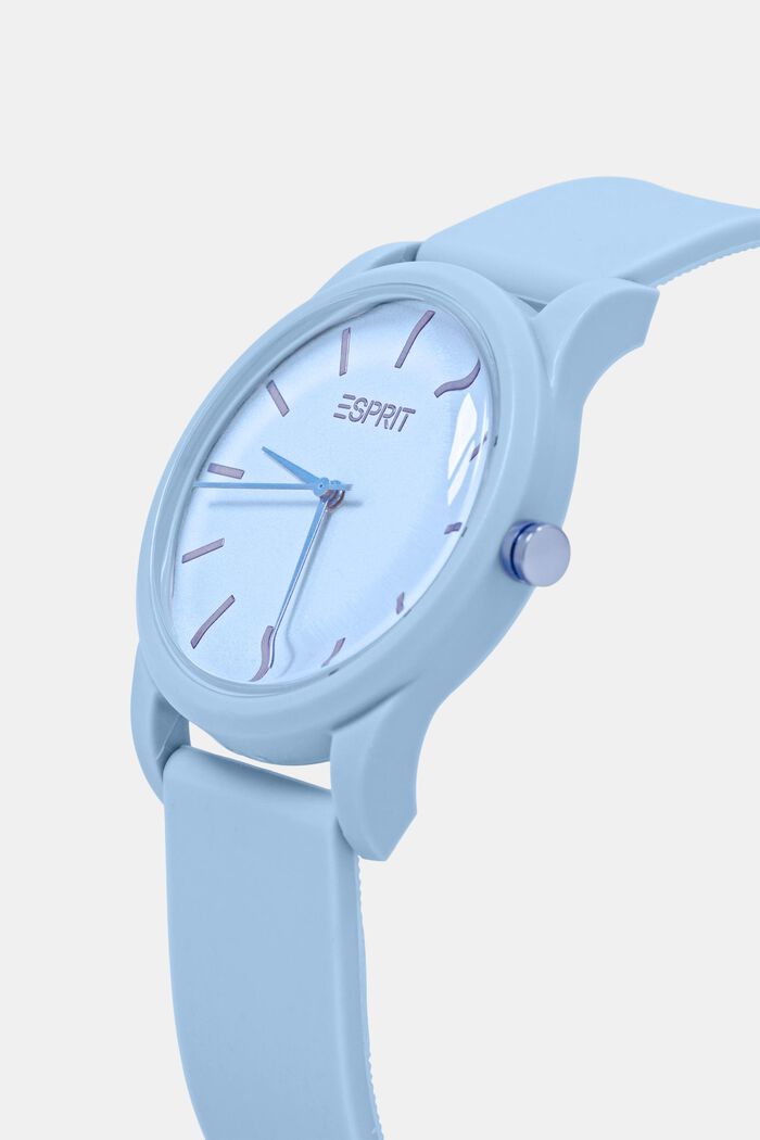 Horloge met rubberen bandje, LIGHT BLUE, detail image number 1
