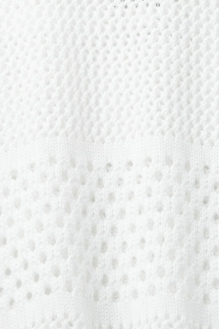 Sweat à capuche en maille, OFF WHITE, detail image number 4