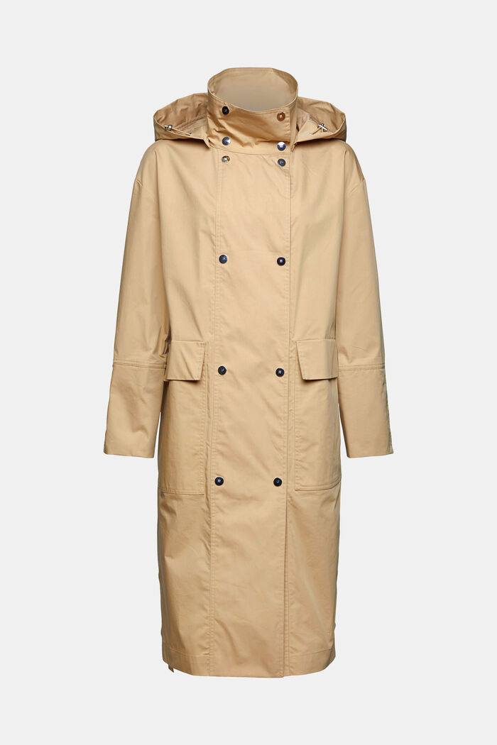 Manteau à capuche amovible, CAMEL, detail image number 5
