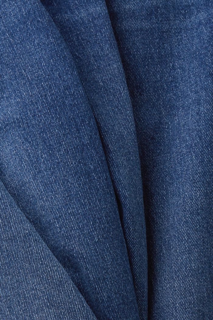 Jean taille haute de coupe Dad, BLUE MEDIUM WASHED, detail image number 5