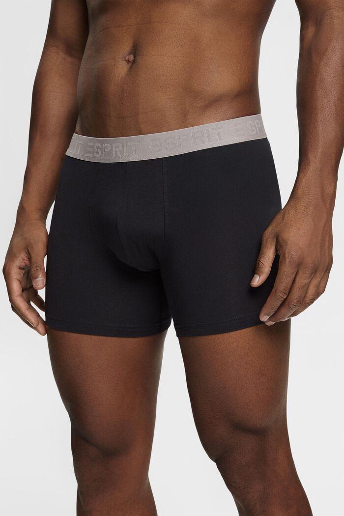 Lot de shorts longs pour Hommes en coton stretch, WHITE, detail image number 0