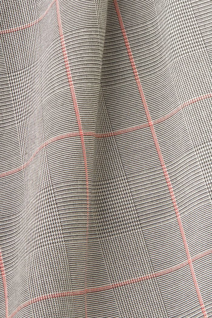 Mouwloze geruite shift-jurk, MEDIUM GREY, detail image number 6