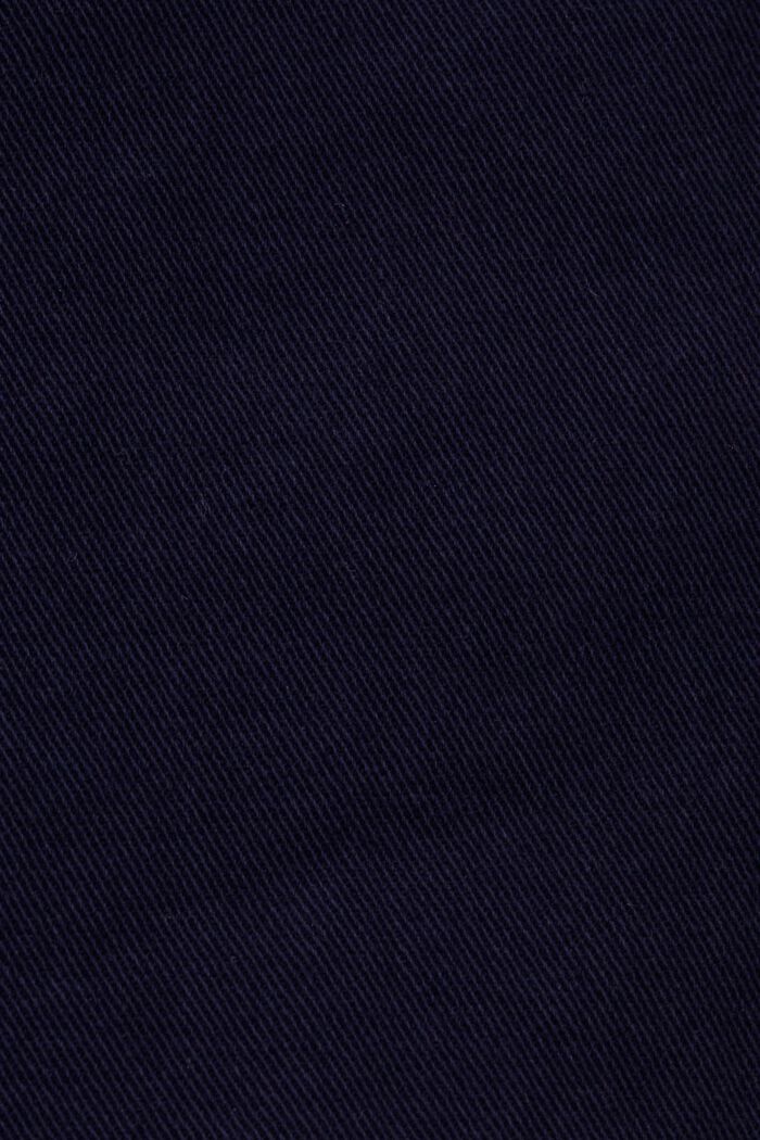Pantalon corsaire en coton bio, NAVY, detail image number 5