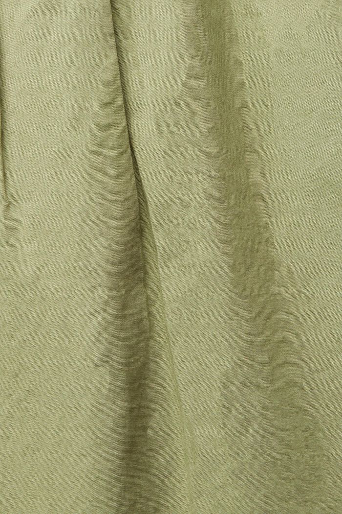 Midi-jurk met volants, LIGHT KHAKI, detail image number 4