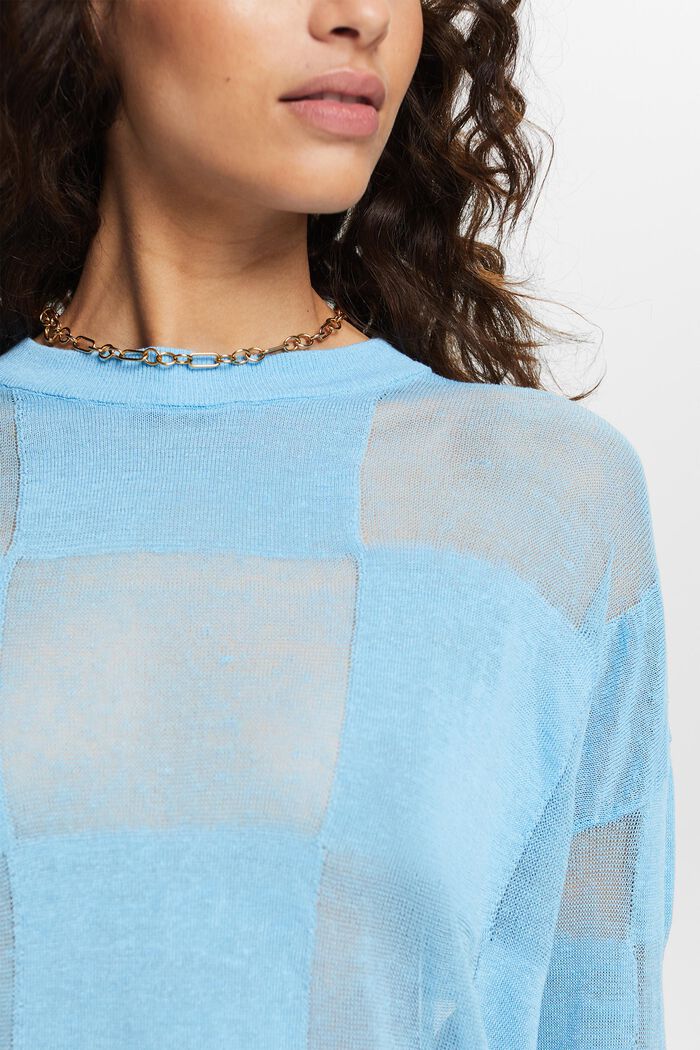 Sweaters, LIGHT TURQUOISE, detail image number 3
