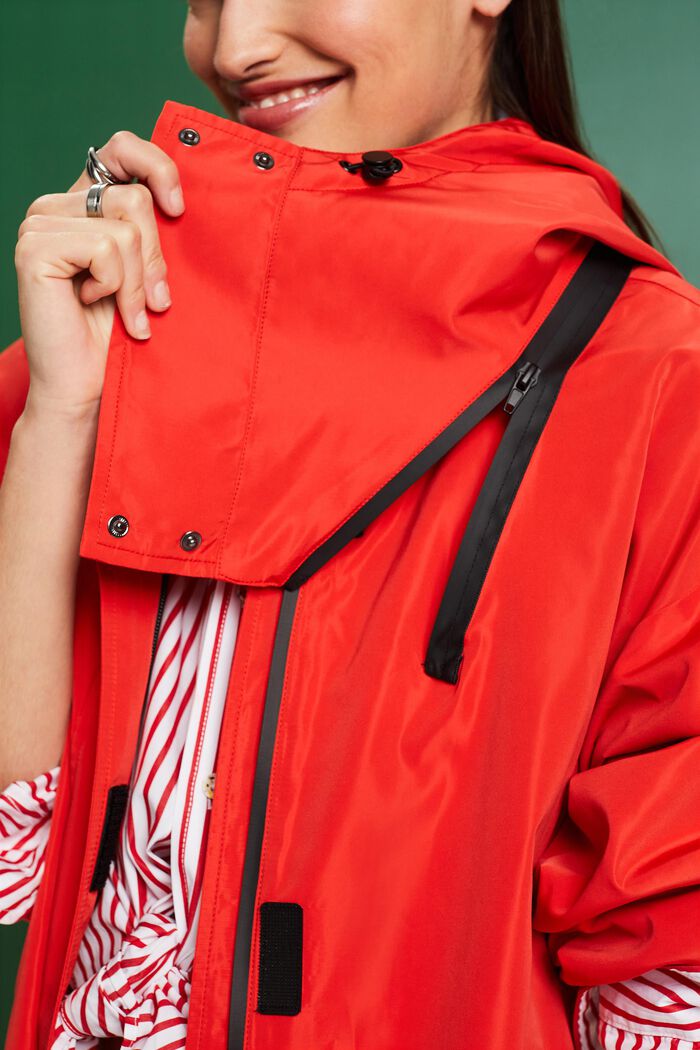 Manteau à capuche amovible, RED, detail image number 3