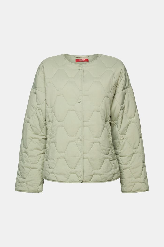 Recyclée : la veste matelassée légère, DUSTY GREEN, detail image number 5