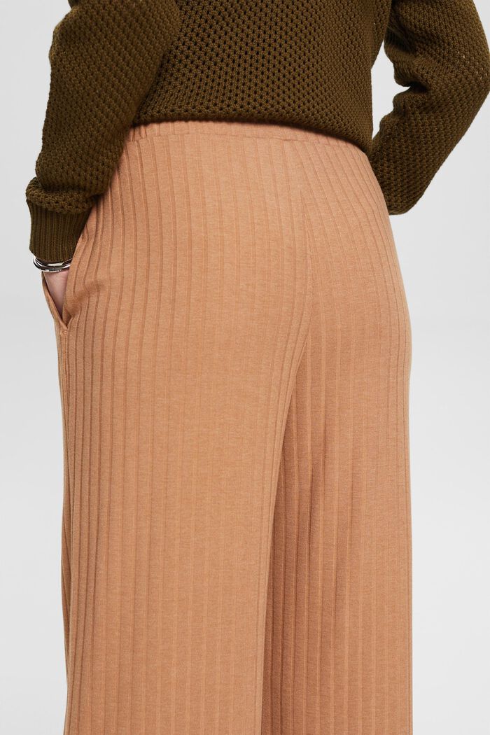 Culotte met riblook, LIGHT TAUPE, detail image number 4