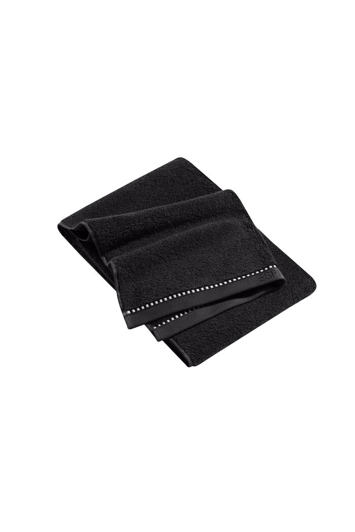 Met TENCEL™: handdoekenlijn van badstof, BLACK, detail image number 6