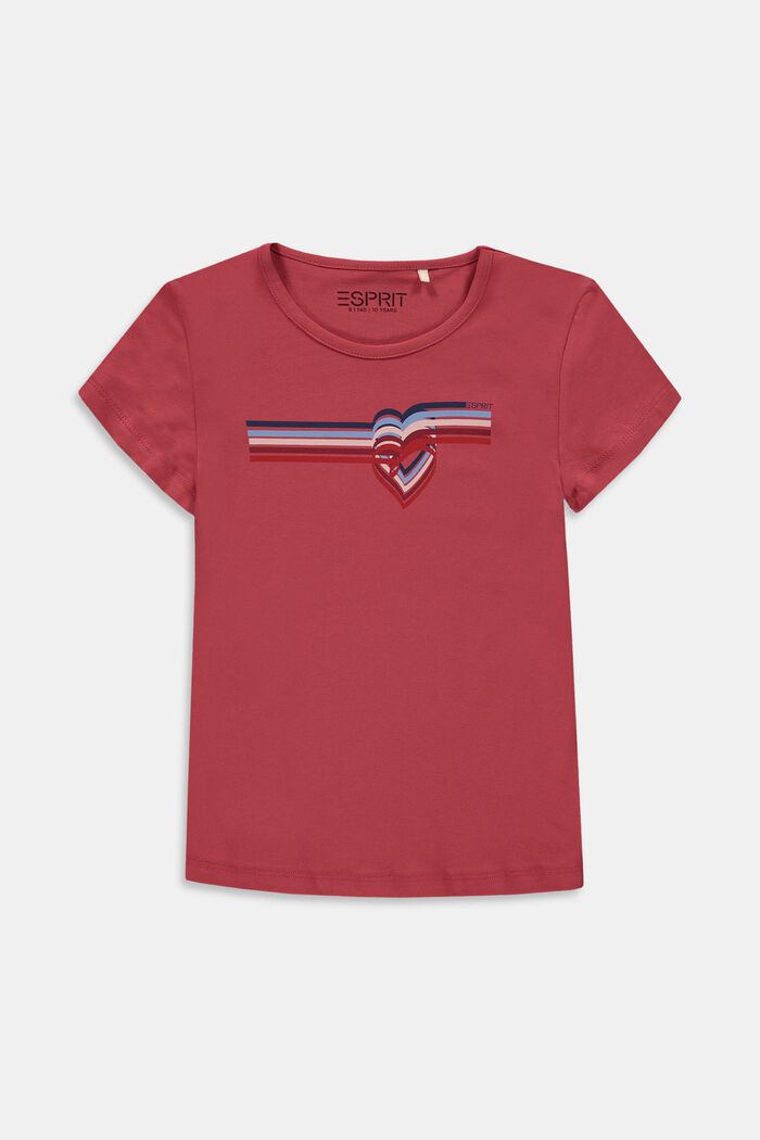 T-shirt met print, GARNET RED, detail image number 0