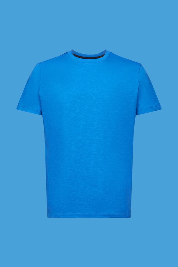 T-shirt van katoen-jersey, BRIGHT BLUE, detail image number 6