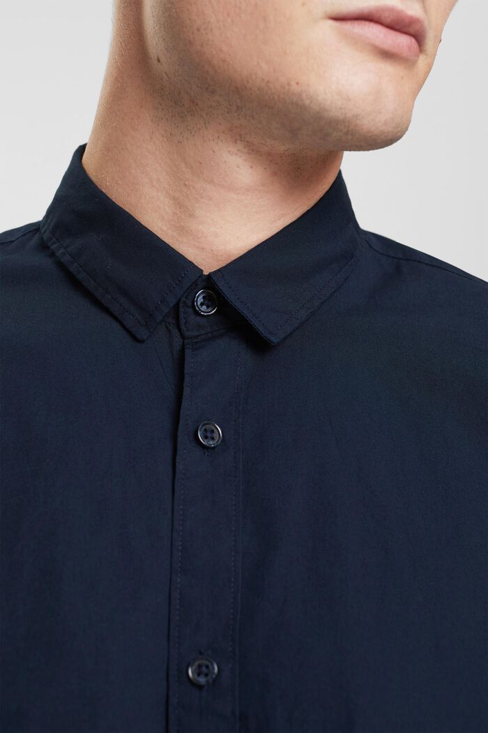 T-shirt Slim Fit en coton durable, NAVY, detail image number 0