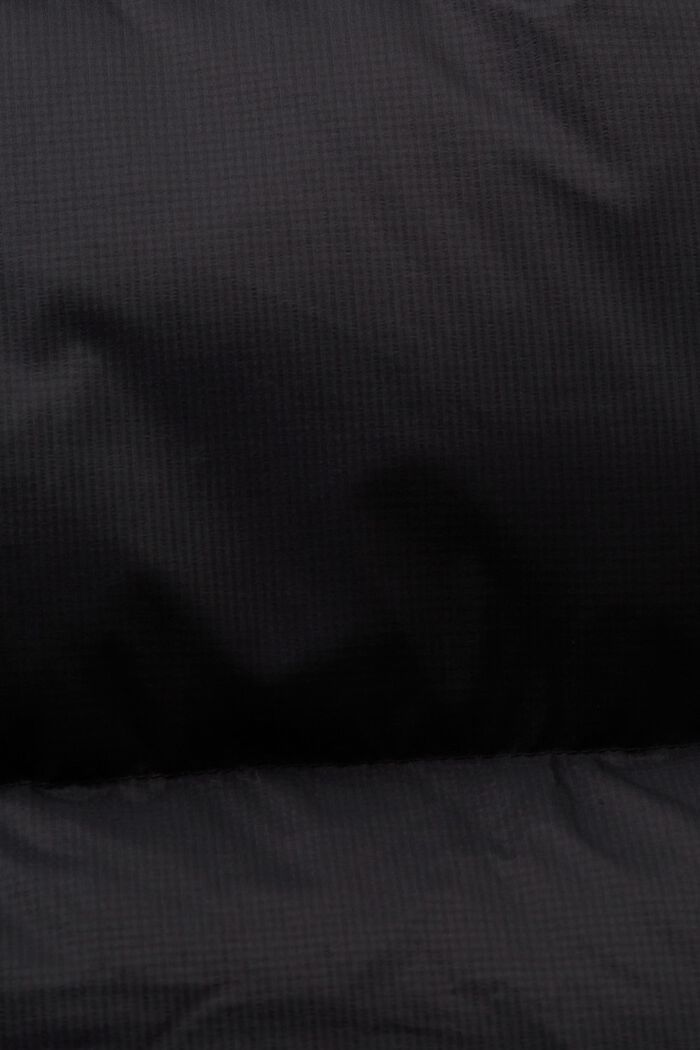 Gewatteerde pufferjas met capuchon, BLACK, detail image number 6
