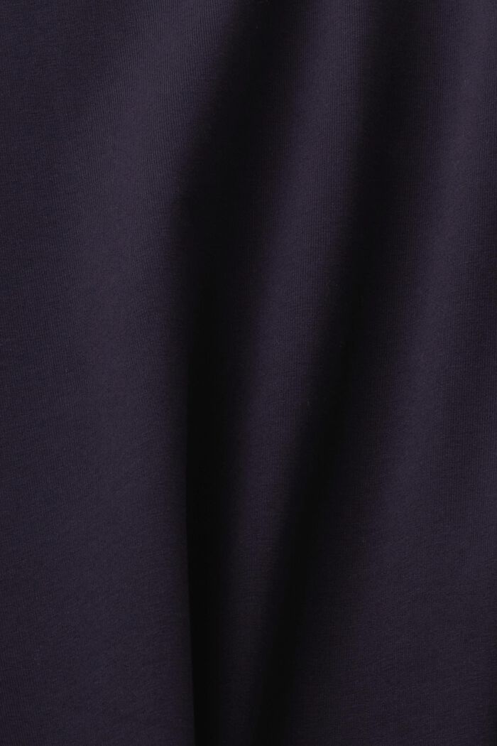 Sweatshirt met opstaande kraag met tunnelkoord, NAVY, detail image number 5