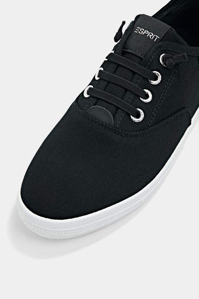 Sneakers met elastische veters, BLACK, detail image number 4