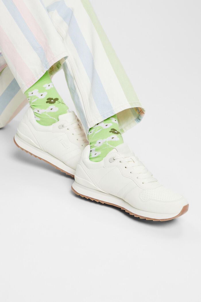 Sneakers à lacets vegan, OFF WHITE, detail image number 1