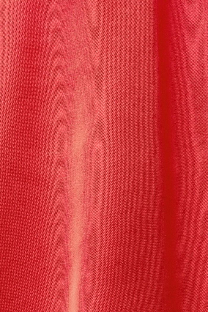 Top met satijnlook , RED, detail image number 4