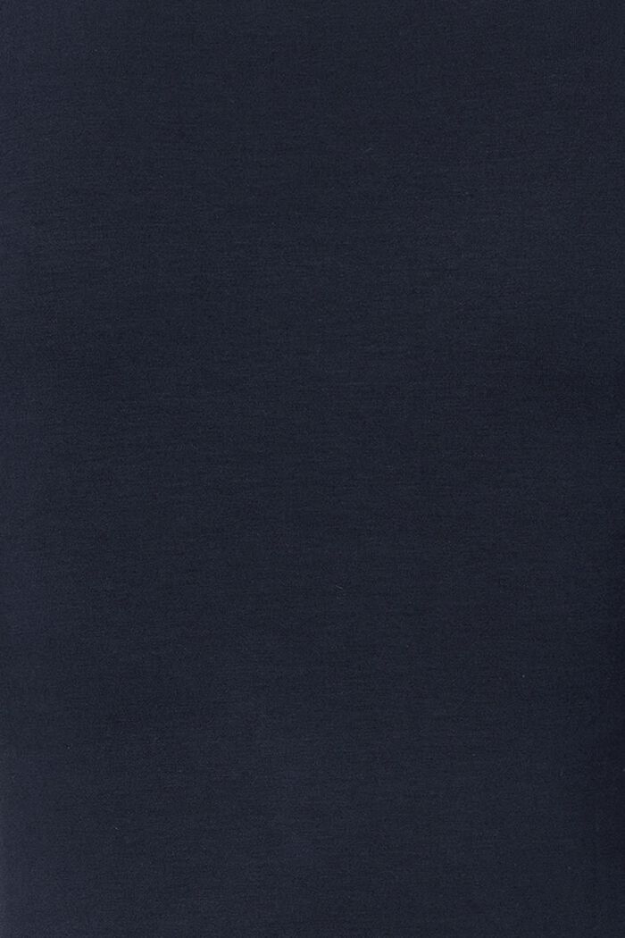 T-shirt met gesmokte details, LENZING™ ECOVERO™, NIGHT SKY BLUE, detail image number 2