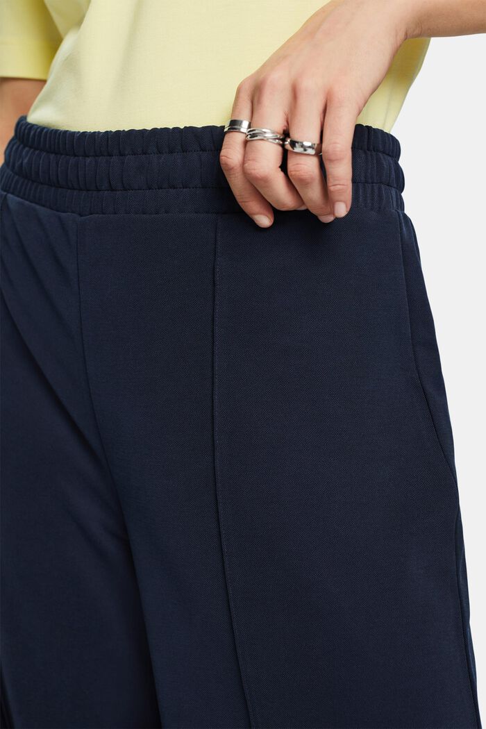 Pantalon large à enfiler avec plis permanents, NAVY, detail image number 4