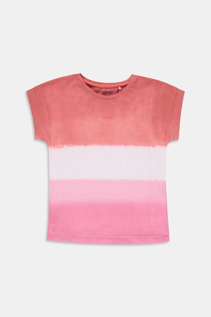 Oversized T-shirt met een dip-dyed-look, 100% katoen, BLUSH, detail image number 0
