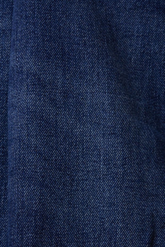 Short en jean de coupe Loose Fit, BLUE DARK WASHED, detail image number 7