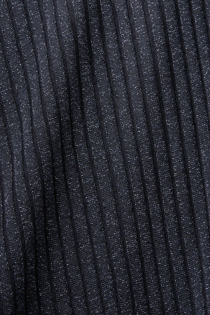 Lang vest met glittereffect, NAVY, detail image number 7