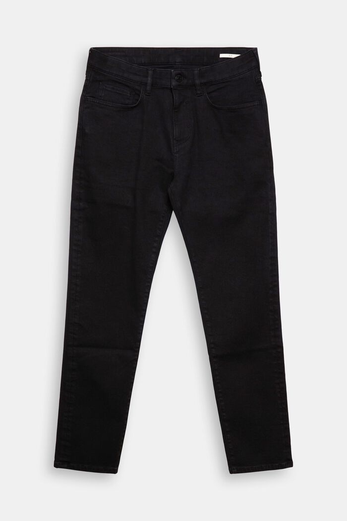 Jeans van biologisch katoen, BLACK RINSE, detail image number 8