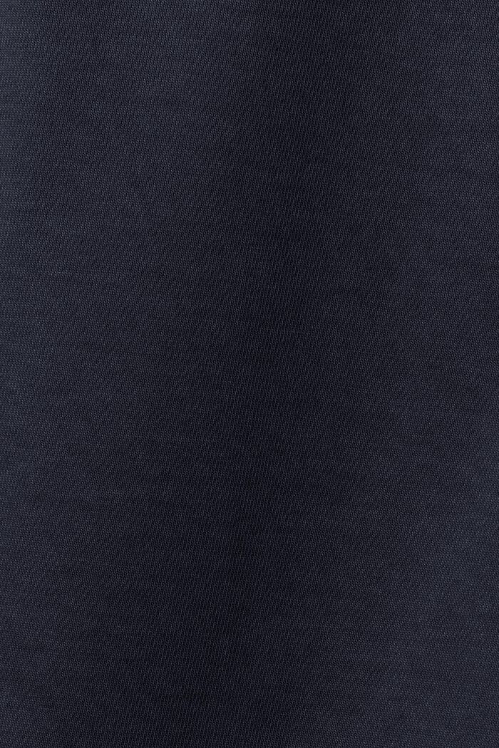Uniseks T-shirt van katoen-jersey met logo, NAVY, detail image number 5