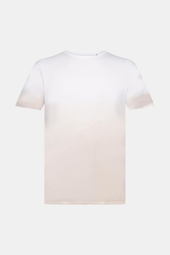 Tweekleurig T-shirt met faded look, WHITE, detail image number 5