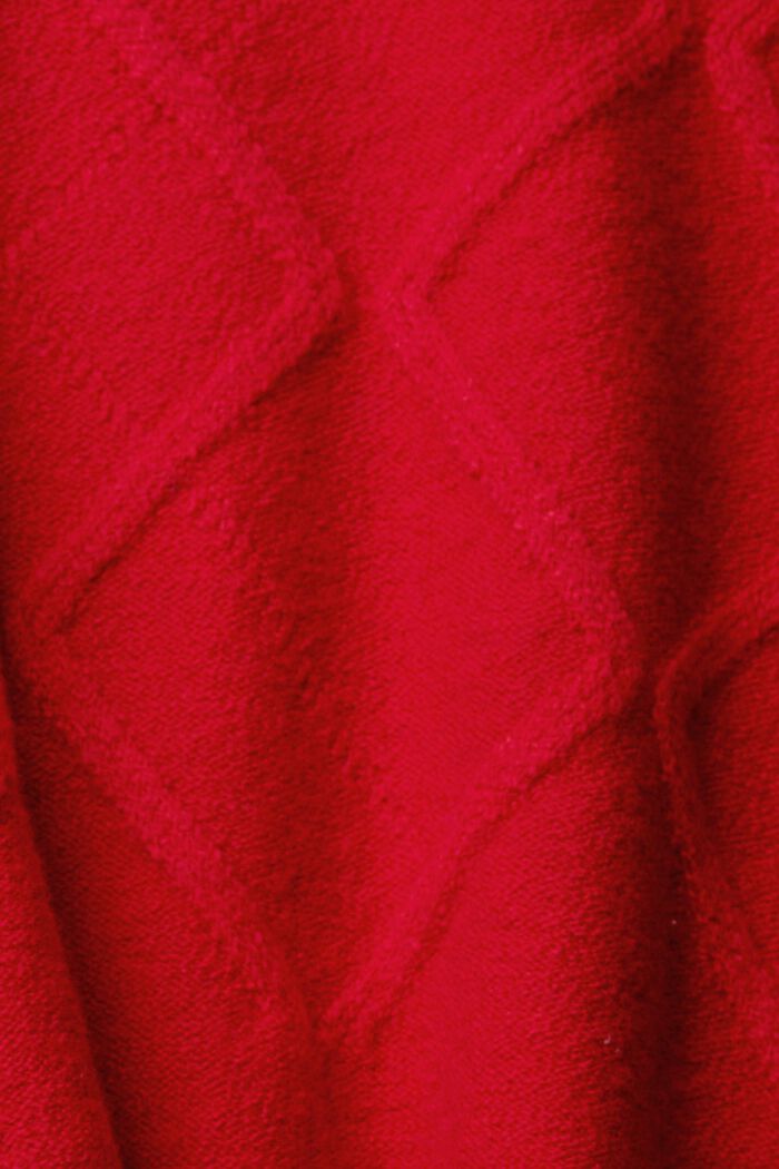 Argyle trui, DARK RED, detail image number 5