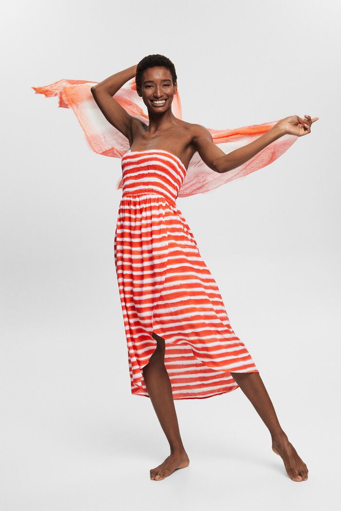 bijzonder lichten Ziektecijfers ESPRIT - Strapless jurk van LENZING™ ECOVERO™ at our online shop