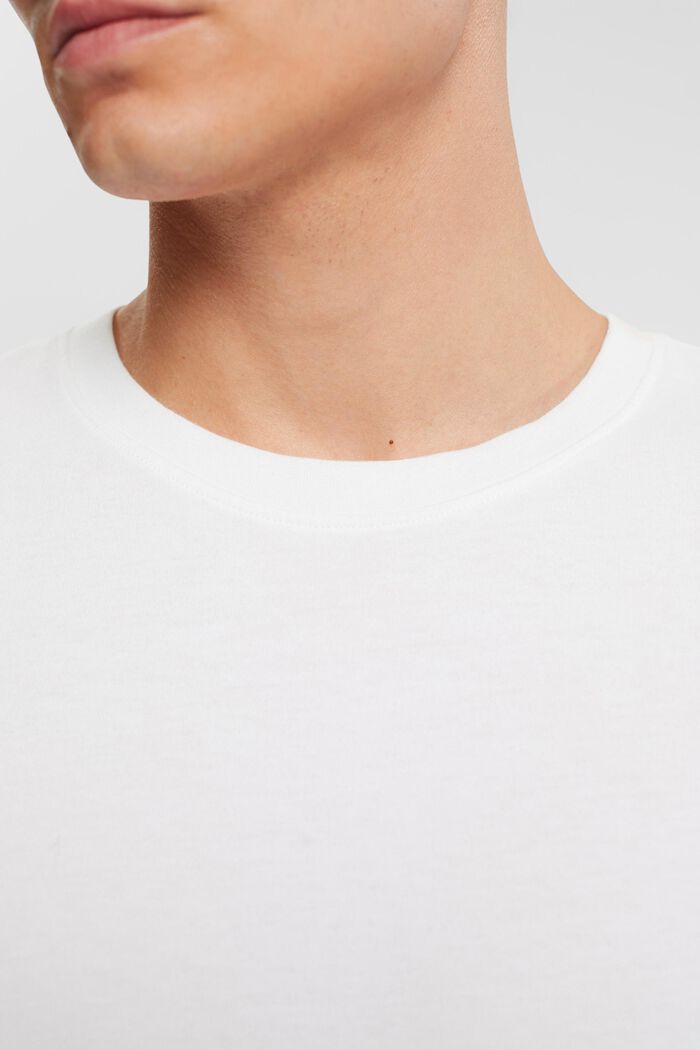 Effen T-shirt, WHITE, detail image number 2