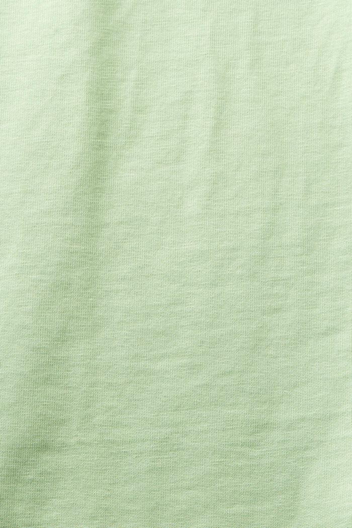 T-shirt col rond à logo, LIGHT GREEN, detail image number 5