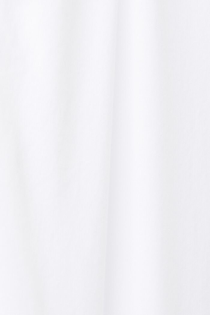 Katoenen blouse met strikdetail, WHITE, detail image number 4