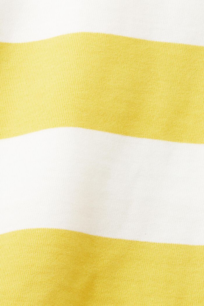 Pull-over en coton à rayures, YELLOW, detail image number 6