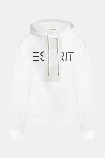 Hoodie met patches, WHITE, overview