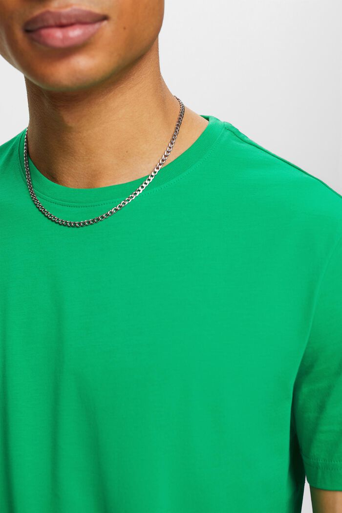 T-shirt met korte mouwen en ronde hals, GREEN, detail image number 3